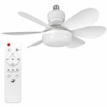 40W Modern Led Ceiling Fan with Light Dimmable E27 Bedroom Living Room Fan Lamp
