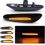 2X Dynamic LED Side Indicator Signal Marker Lights BMW E90 E91 E92 E60 E82 E46