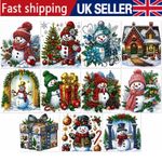 11pcs Diamond Art Christmas Cards Christmas Themed 5D Includes Envelopes DIY