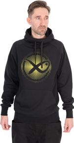 Matrix Large Fade Logo Hoody Black/Lime