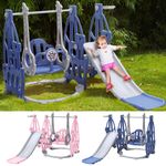 Kids Garden Swing Slide & Climber Set Toddler Baby Indoor Outdoor Playground Toy