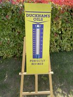Duckhams Oils Perfectly Refined Hanging Sign With Thermometer