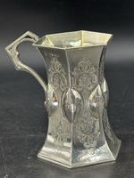 1846 Sterling Silver Gothic Engraved Mug