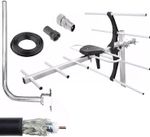 4G DIGITAL TV AERIAL KIT FREEVIEW AND HD FOR INDOOR OUTDOOR OR LOFT INSTALLATION