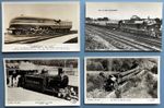 Railway 4 RP Postcards Location and Names on Reverse # 7