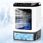 3-Speeds Portable Air Cooler 900ML – Mini Air Conditioner Fan with Humidifier UK