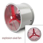 16"/20" Explosion-proof Axial Exhaust Fan 1450rpm Spray Booth Fumes Exhaust Fan