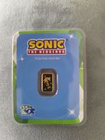 Sonic the Hedgehog 35th Anniversary 0.5g 999 Fine Gold Bar Limited Mintage #4224