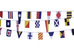 NAUTICAL BUNTING 12.6M 40 FLAG ALPHABET NUMBERS SIGNAL SAILING BOAT SHIP SEASIDE