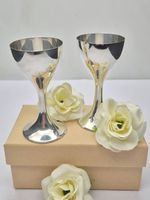 Sterling Silver Miniature Chalice Pair, Ceremonial, Great Condition, Unusual