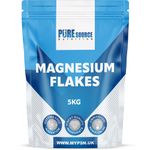 MAGNESIUM FLAKES 5KG BAG Foot Body Bath Soak Pure Dead Sea Salt Chloride Salts