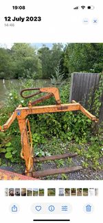 Crane Pallet Forks 2000kg Lifting Hiab Digger Heavy Duty Conquib Net
