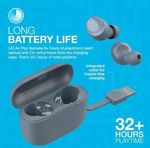 JLab Go Air Pop True Wireless Earbuds, In Ear 3 Color Slate