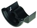 Half Round Cast Iron Effect Gutter Adaptor Left Hand Ogee - FREE 1 Day Delivery
