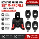 Rotating M Profile Press Ring Set M15 M18 M22 M28 for Rothenberger Standard