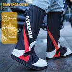 1pair Waterproof Shoe Cover High Top Bike Rain Cover for Motorcycle Bike