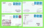 G.B. Collection of four Paquetbot Covers inc Hamburg Express