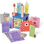 Learning Resources Numberblocks Heroes with Zeroes MathLink Cubes Activity Set