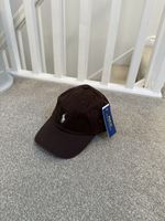 Cooper Brown Polo Ralph Lauren Baseball Cap 100% Cotton Adjustable