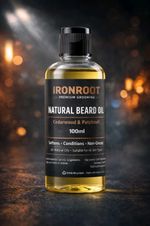 Cedarwood & Patchouli Beard Oil 100ml natural hair grooming balm gift for men