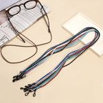 Braided Leather Glasses Strap Non Slip Sunglasses Chain Eyewear Lanyard Sports