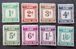 British Solomon Islands KGVI 1940 Postage Due Set of 8 SG D1-D8 Mint Cat £95