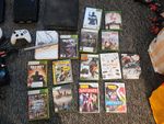 Microsoft Nintendo Sega Mixed Lot: Games, Xbox One Controller, Wii Wheel