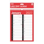 2027 Calendar A4 Two Column Month To View Wall Planner Family Office Organiser