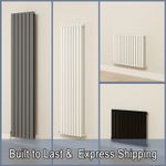 Horizontal Vertical Designer Radiator Flat Panel Oval Column Central Heating UK