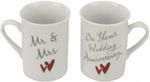 Mr And Mrs Mug Set - Wedding Anniversary Gift