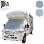 Peugeot Boxer Van Thermal Screen Wraps Deluxe (1994-2006) Grey/Silver 900