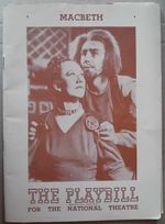 VINTAGE THEATRE PROGRAMME MACBETH NATIONAL THEATRE 1948