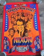 Vintage President Richard M. Nixon Spiro Agnew Campaign Poster NIXON'S THE ONE!