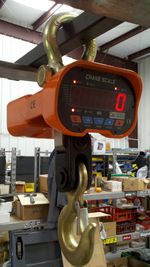 6,000 LB Overhead Hanging Digital Weighing Crane Scale Wireless Remote 3 TON 3T