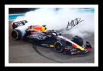 MAX VERSTAPPEN - FORMULA 1 2024 AUTOGRAPHED SIGNED & FRAMED PHOTO PRINT