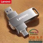 Lenovo USB 3.2 Flash Drive 512GB OTG Type-C Pen Drive High Speed Metal Phone PC