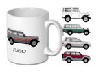MUG - TOYOTA LAND CRUISER  (Various Models) - Double Sided Car Coffee Cup Tea