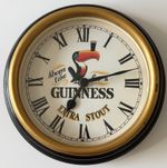Guinness Toucan Advertising Wall Wood Clock By Past Times