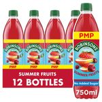 Robinsons Fruit Squash Summer Fruits Pack of 12 x 750ml