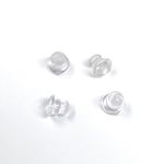 Pinlock Universal 5mm push pins x 4 - Clear - For HJC Pinlock ready visors