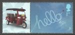 Great Britain 2009 single Greetings stamp from the sheet with Tuk Tuk Label