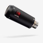 Lextek Carbon Fibre CP9C Exhaust Silencer 180mm 51mm Easy to Replace Slip-on