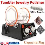 3kg Rotary Tumbler Jewelry Polisher Finisher Tumbling Machine Stone Polishing