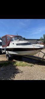 Cabin Cruiser Boat With Trailer