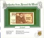 World Banknotes Iceland 50 Kronur 1961 (1981) P-49a UNC signature 39 B02611836