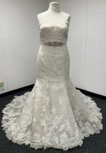 Martina Liana Designer Strapless Lace Wedding Dress ML346ZZ-LU UK Size 16 / 18 ?