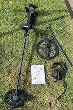 Rutus Ultima Metal Detector With 2 Coils, Detector Covers & Instructions.