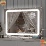 LED Hollywood Makeup Vanity Cosmetic Mirror with Lights Large Mirror 80 x 60cm
