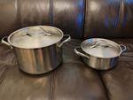 Fissler 18/10 Stainless Steel Pot with Stainless Steel Lid 30cm