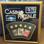 James Bond Prop Casino Chips & Cards Display From Propstore